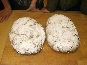 Die fertigen Stollen